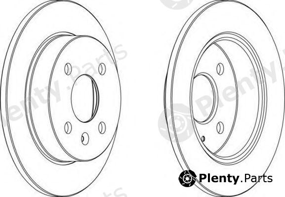  FERODO part DDF1043 Brake Disc
