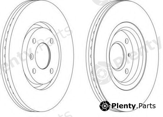  FERODO part DDF1152 Brake Disc