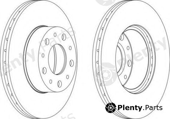  FERODO part DDF1170 Brake Disc