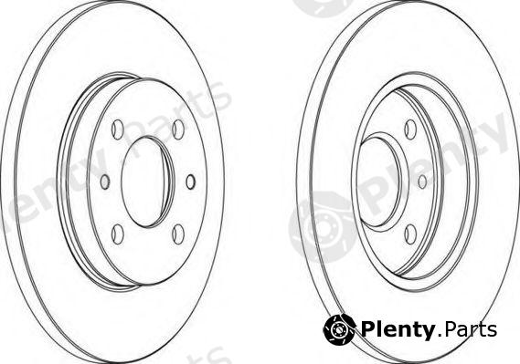  FERODO part DDF1251 Brake Disc