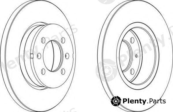  FERODO part DDF1231 Brake Disc