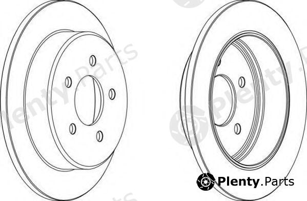  FERODO part DDF1378 Brake Disc