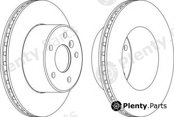  FERODO part DDF1379 Brake Disc