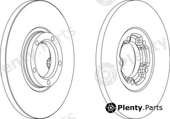 FERODO part DDF1381 Brake Disc