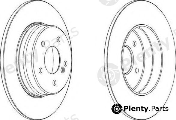  FERODO part DDF963 Brake Disc