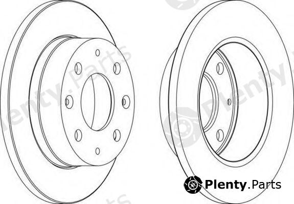  FERODO part DDF1061 Brake Disc