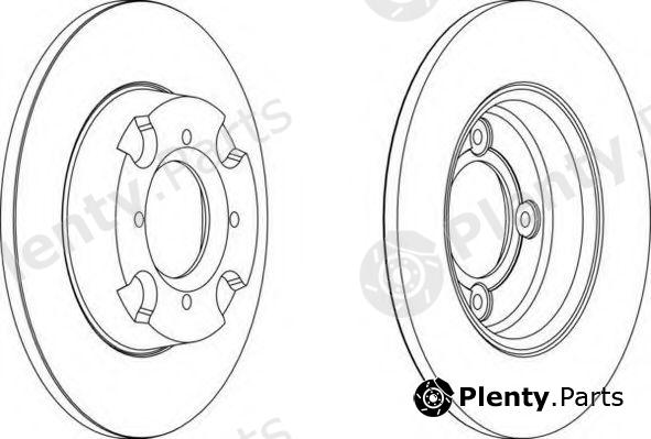  FERODO part DDF111-1 (DDF1111) Brake Disc