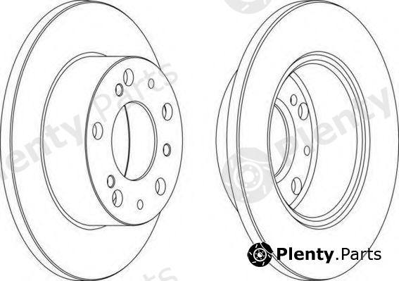  FERODO part DDF1171 Brake Disc