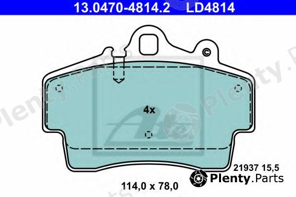  ATE part 13.0470-4814.2 (13047048142) Brake Pad Set, disc brake