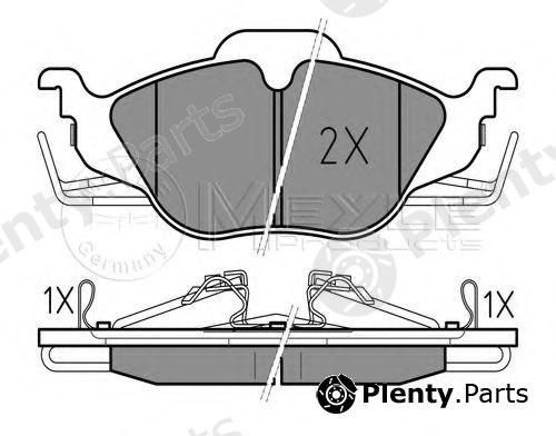  MEYLE part 0252306317/W (0252306317W) Brake Pad Set, disc brake