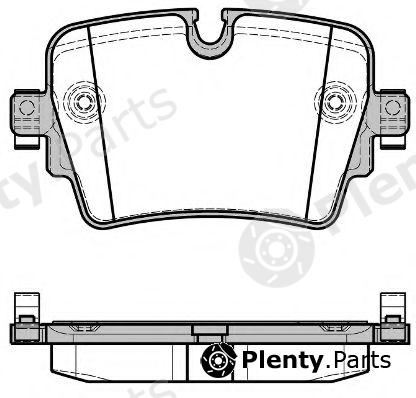  REMSA part 1614.08 (161408) Brake Pad Set, disc brake