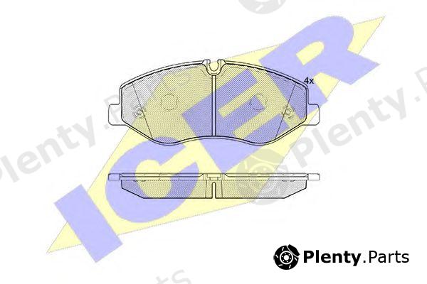  ICER part 142191 Brake Pad Set, disc brake