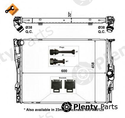  NRF part 53473 Radiator, engine cooling