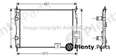  AVA QUALITY COOLING part DNA2279 Radiator, engine cooling