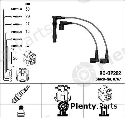  NGK part RC-OP202 (RCOP202) Ignition Cable Kit