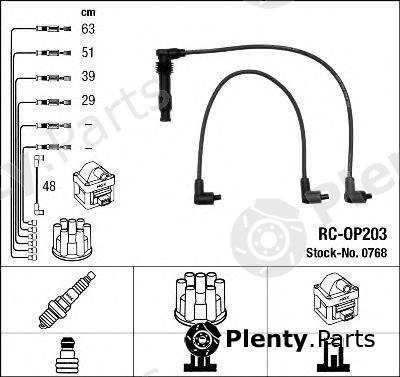  NGK part RC-OP203 (RCOP203) Ignition Cable Kit