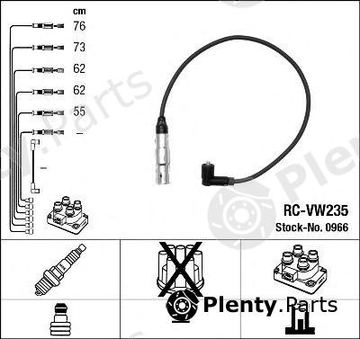  NGK part RC-VW235 (RCVW235) Ignition Cable Kit