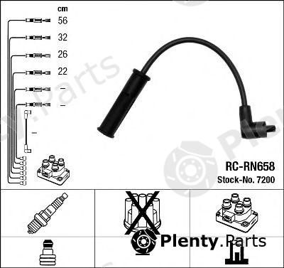  NGK part RC-RN658 (RCRN658) Ignition Cable Kit