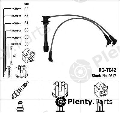  NGK part RC-TE42 (RCTE42) Ignition Cable Kit