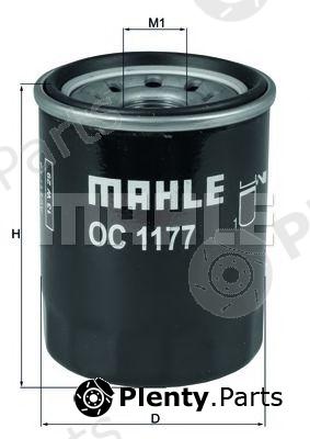  MAHLE ORIGINAL part OC1177 Oil Filter