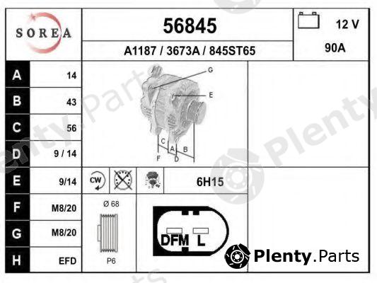  EAI part 56845 Alternator