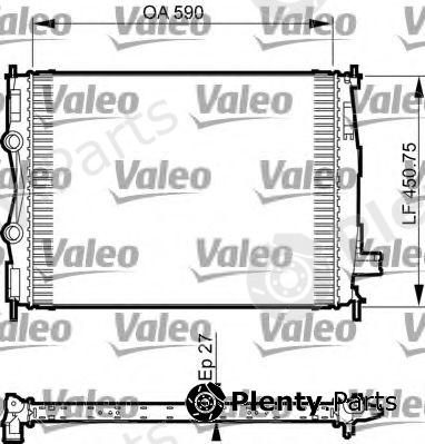  VALEO part 735492 Radiator, engine cooling
