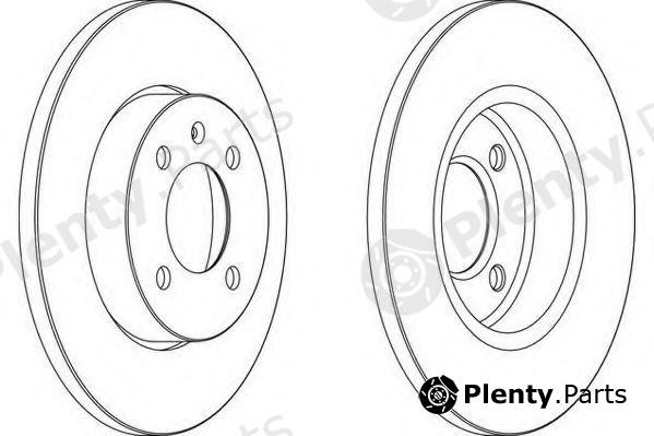  WAGNER part WGR0205-1 (WGR02051) Brake Disc