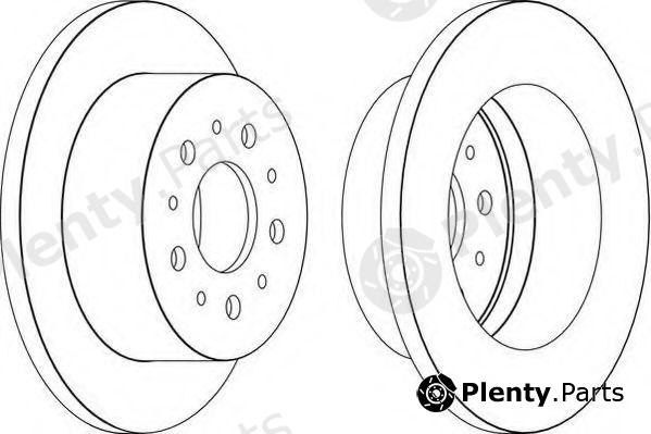 WAGNER part WGR1653-1 (WGR16531) Brake Disc