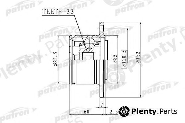 PATRON part PCV1391 Joint Kit, drive shaft