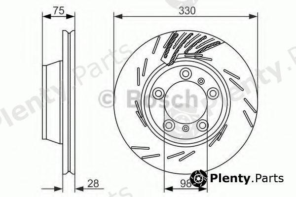  BOSCH part 0986479732 Brake Disc
