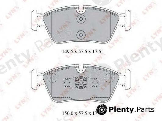  LYNXauto part BD-1422 (BD1422) Brake Pad Set, disc brake