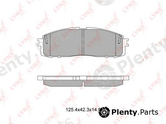  LYNXauto part BD-7602 (BD7602) Brake Pad Set, disc brake