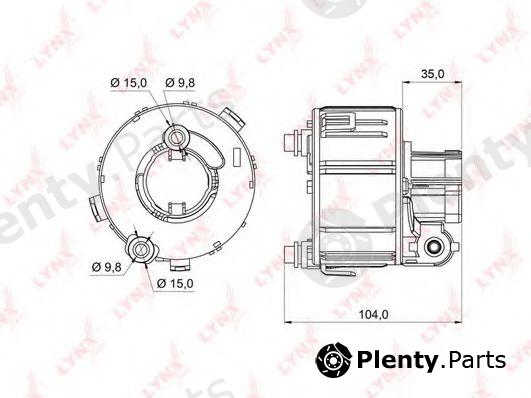  LYNXauto part LF-993M (LF993M) Fuel filter