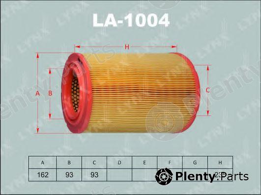  LYNXauto part LA-1004 (LA1004) Air Filter