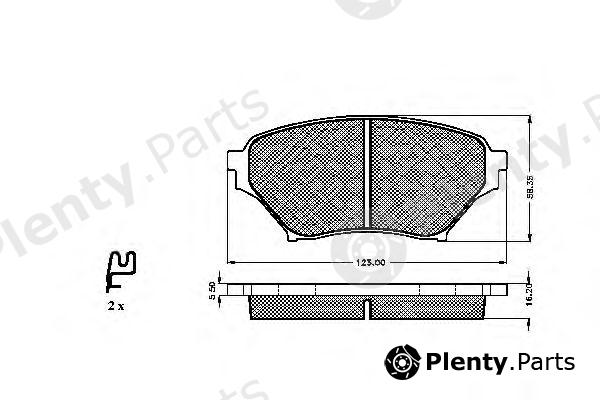  SPIDAN part 23696 Brake Pad Set, disc brake