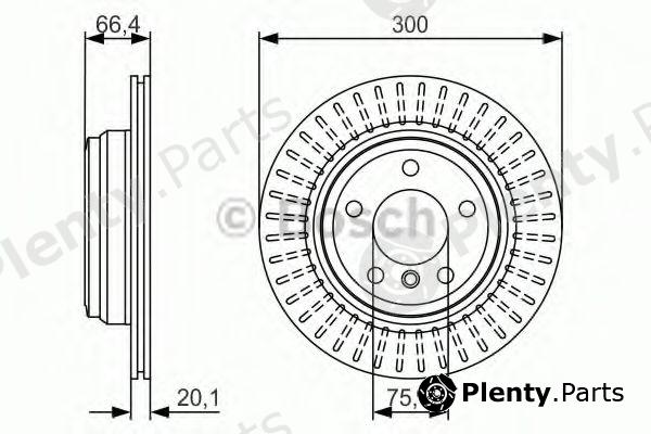  BOSCH part 0986479045 Brake Disc