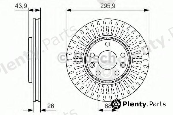  BOSCH part 0986479S93 Brake Disc