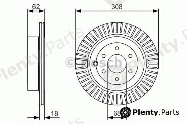  BOSCH part 0986479533 Brake Disc