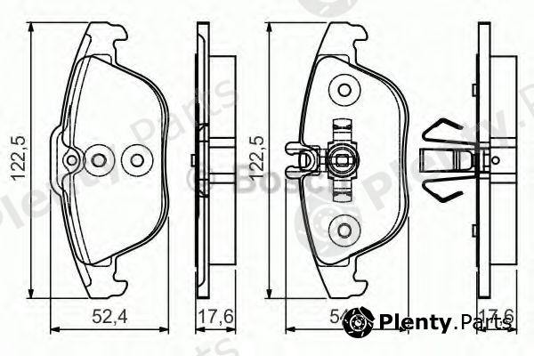  BOSCH part 0986495105 Brake Pad Set, disc brake