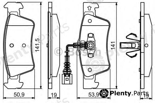  BOSCH part 0986495115 Brake Pad Set, disc brake