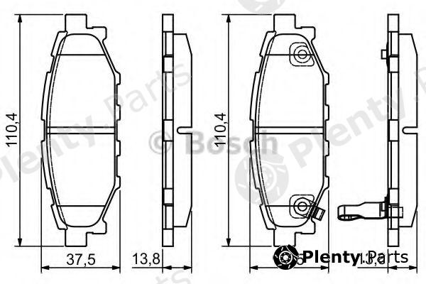 BOSCH part 0986495119 Brake Pad Set, disc brake