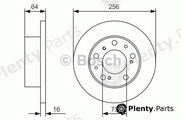  BOSCH part 0986479A89 Brake Disc