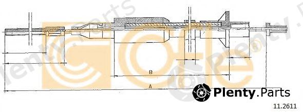  COFLE part 112611 Clutch Cable