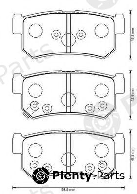  JURID part 573377J Brake Pad Set, disc brake