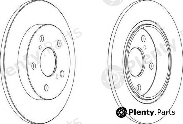  FERODO part DDF1645 Brake Disc
