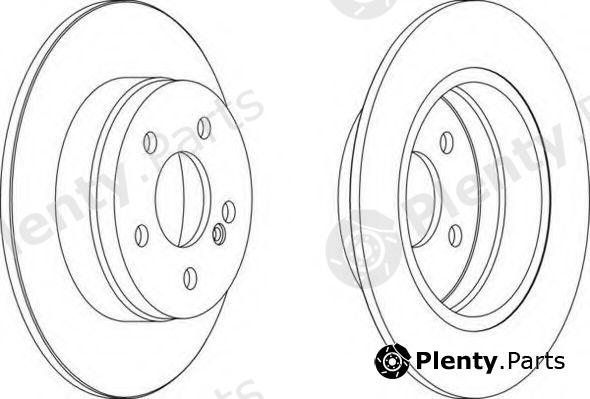  FERODO part DDF1689 Brake Disc
