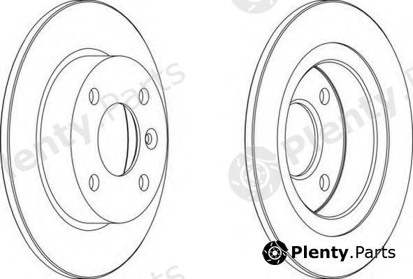  FERODO part DDF226 Brake Disc