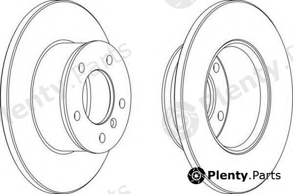  FERODO part DDF250 Brake Disc