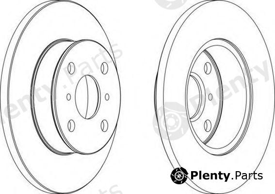  FERODO part DDF412 Brake Disc