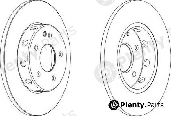  FERODO part DDF540 Brake Disc